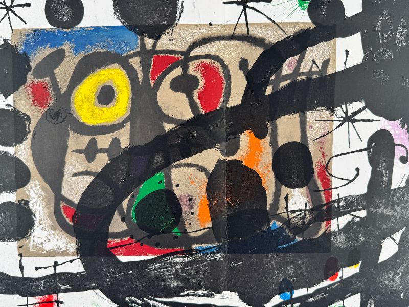 Derri&egrave;re le Miroir (Lithograph) - Joan  MIRO