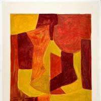 Composition orange L51 (Technique mixte (moderne)) — Serge POLIAKOFF