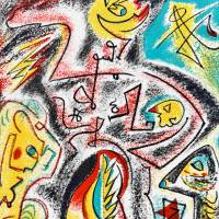 Ballet d'insectes (Farblithographie) — André MASSON — Detailansicht