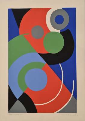 Sans titre (Sérigraphie) - Sonia DELAUNAY-TERK