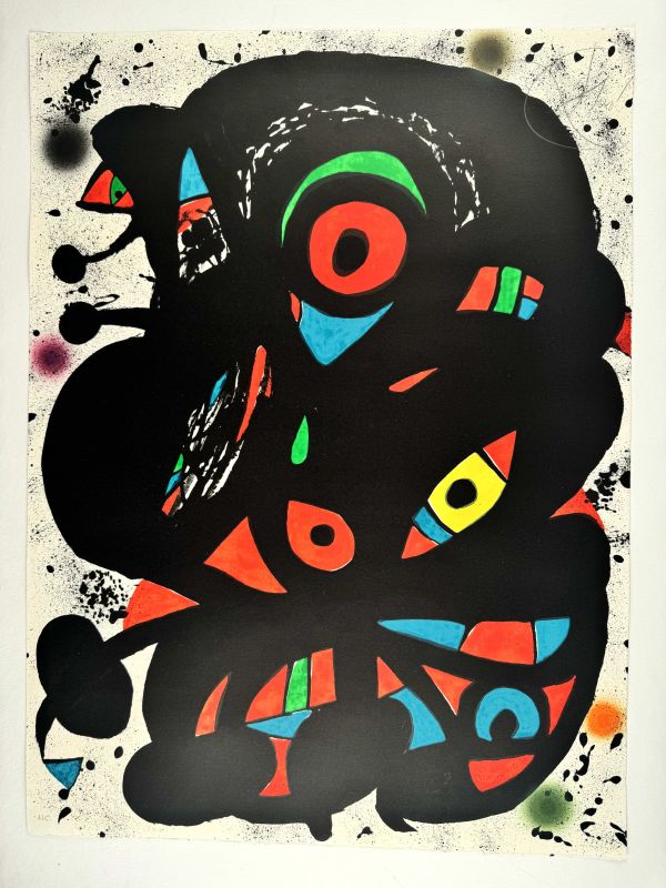 Strindberg Mappen (Farblithographie) — Joan MIRO — Ansicht mit Rändern