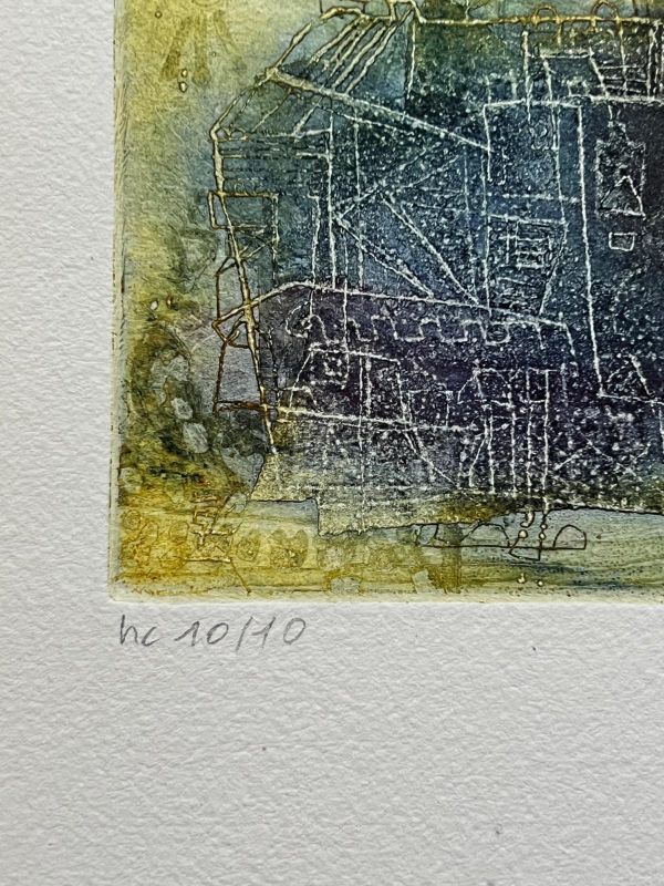 Lunaisons (Planche II) (Aquatinte et carborundum) - Shoichi HASEGAWA