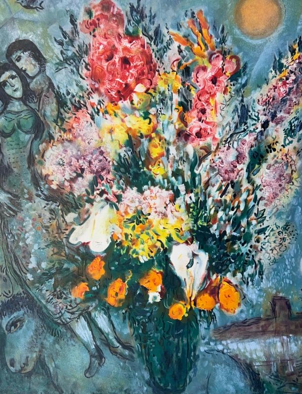 Ramo iluminando el cielo (Litografía) - Marc CHAGALL