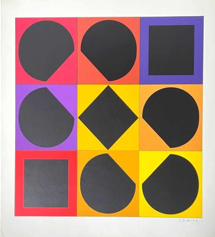 Topaze (Sérigraphie) - Victor  VASARELY