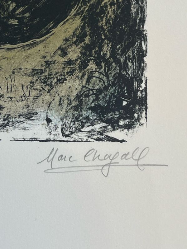 Méditation (Lithographie) - Marc CHAGALL