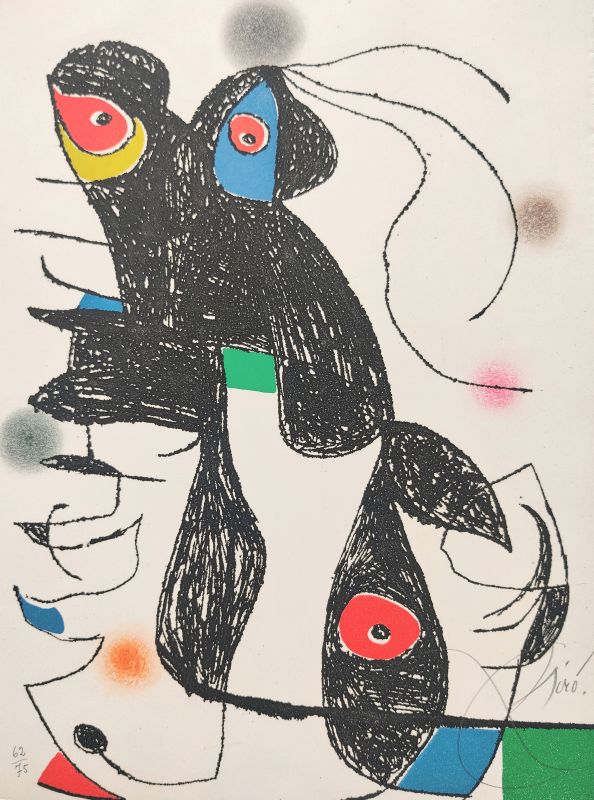 Paroles Peintes (Etching and aquatint) - Joan  MIRO