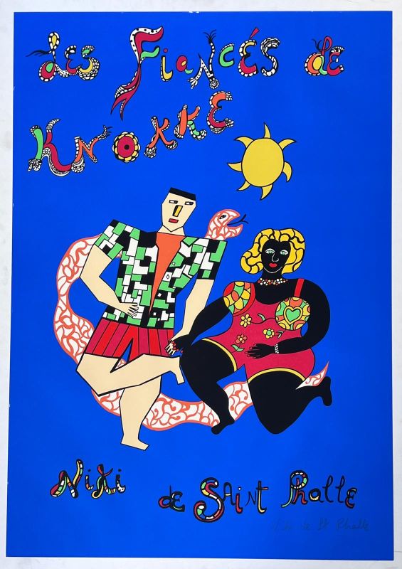 Les fiancés de Knokke (Sérigraphie) - Niki DE SAINT PHALLE