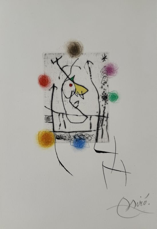 Miranda (Radierung) - Joan  MIRO