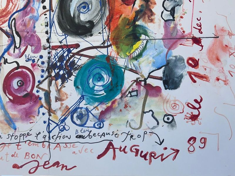 Composition (Ink ) - Jean TINGUELY