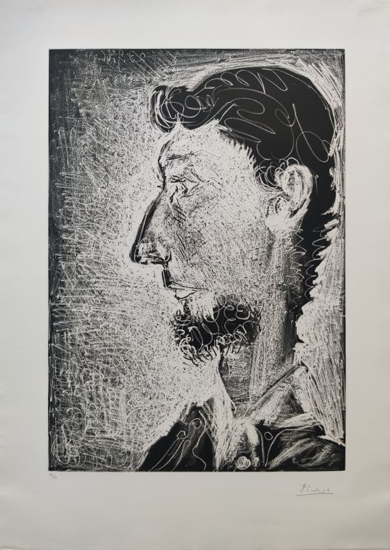 Porträt von Piero Crommelynck II (Radierung und Aquatinta) - Pablo  PICASSO