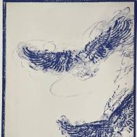 Igor MITORAJ (1944-2014) // Blue Wings (Lithograph) — Artistes Divers