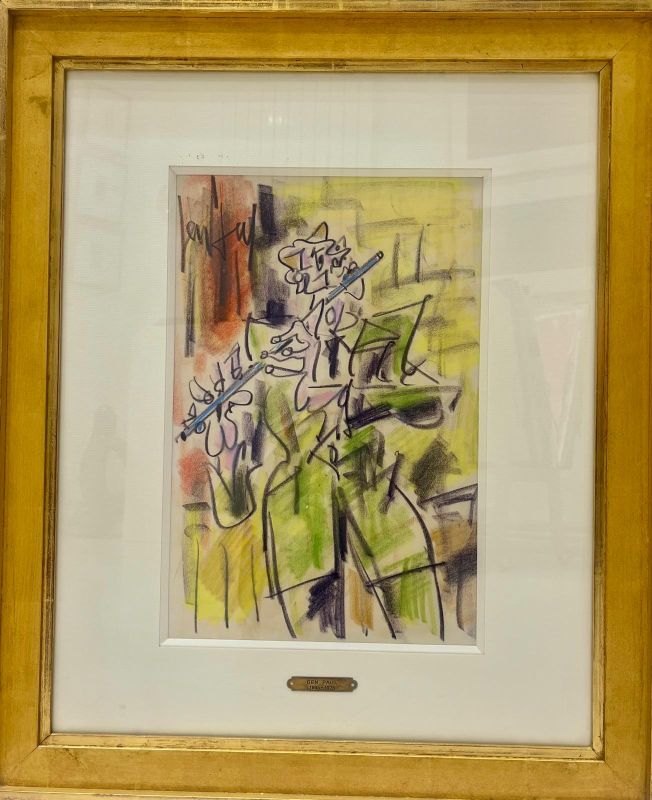 Der Querflötenspieler (Pastellfarben (Modern)) -  GEN PAUL