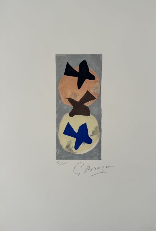 Soleil et Lune II (Lithographie) - Georges BRAQUE
