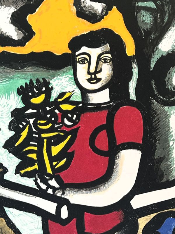 Le campeur (Grabado) - Fernand LEGER