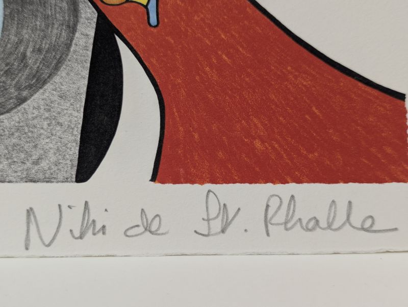 Le Golem - Jerusalem (Farblithographie) - Niki DE SAINT PHALLE