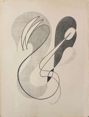 César Domela (1900-1992) // Art Abstrait (Lithograph) -  Artistes Divers