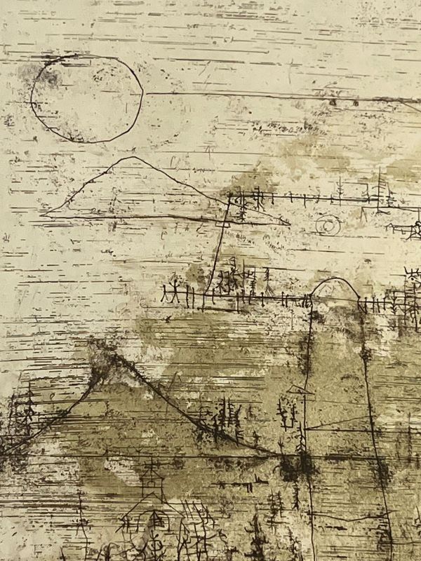 L'Escalier (Eau-forte) - Wou-ki  ZAO