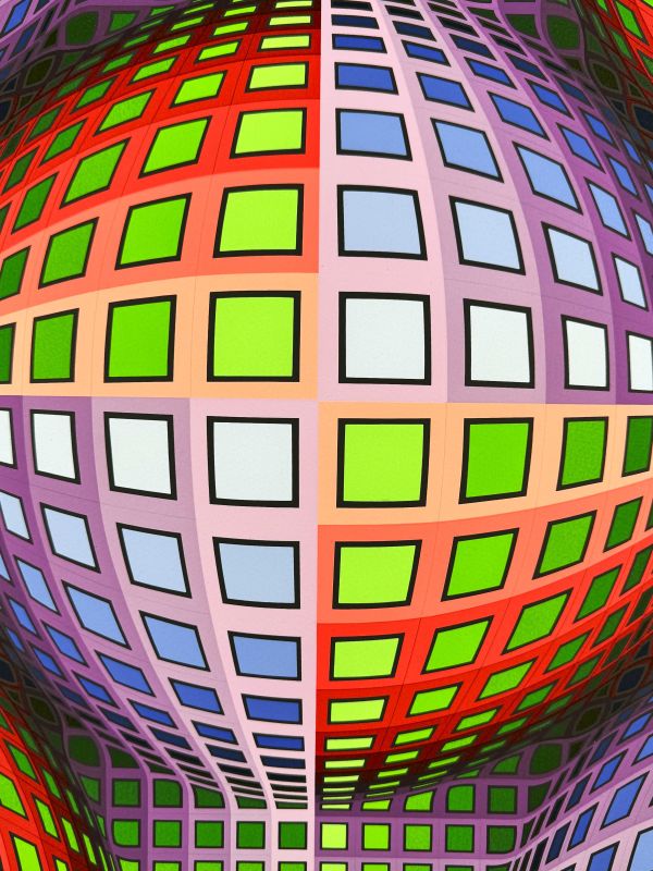 Lava (Siebdruck) - Victor  VASARELY