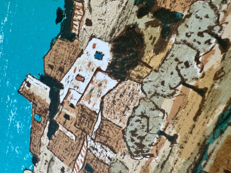 Roland Oudot (1897-1981) // Village provençal (Lithographie) — Artistes Divers