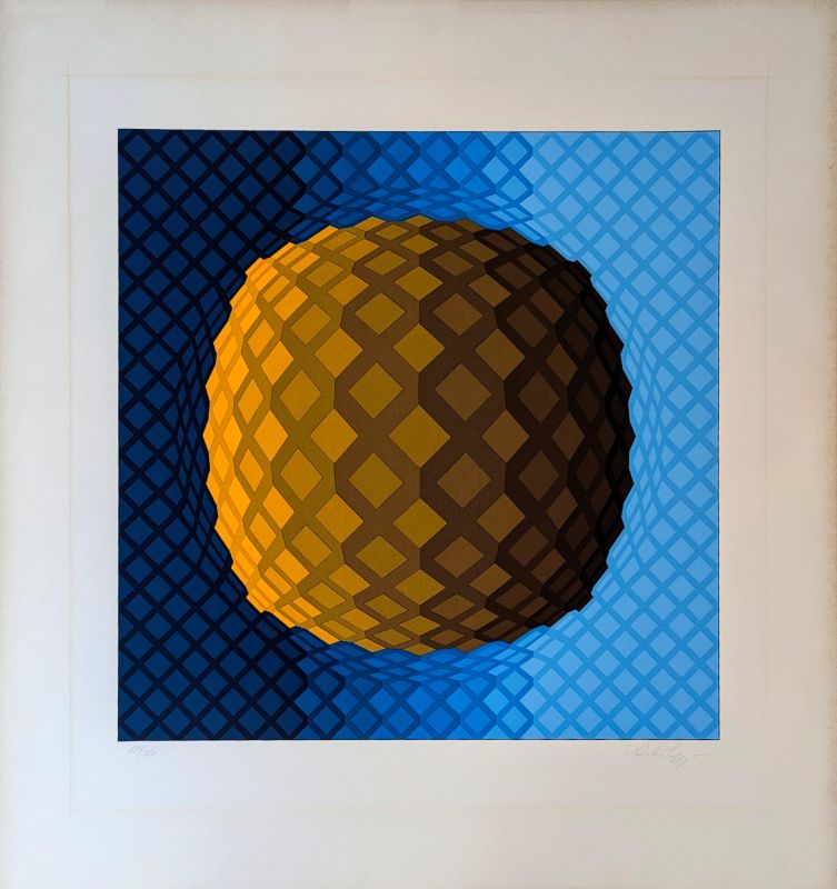 Koskokta (Sérigraphie) - Victor  VASARELY