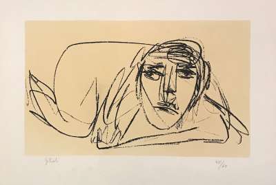 Untitled (Lithograph) - Emile GILIOLI