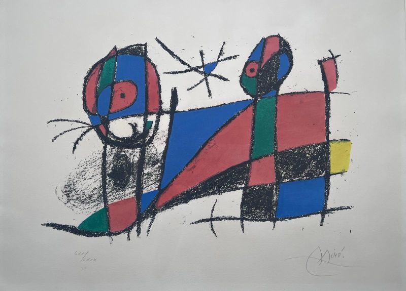 Miro Lithographe II (Litografía) - Joan  MIRO