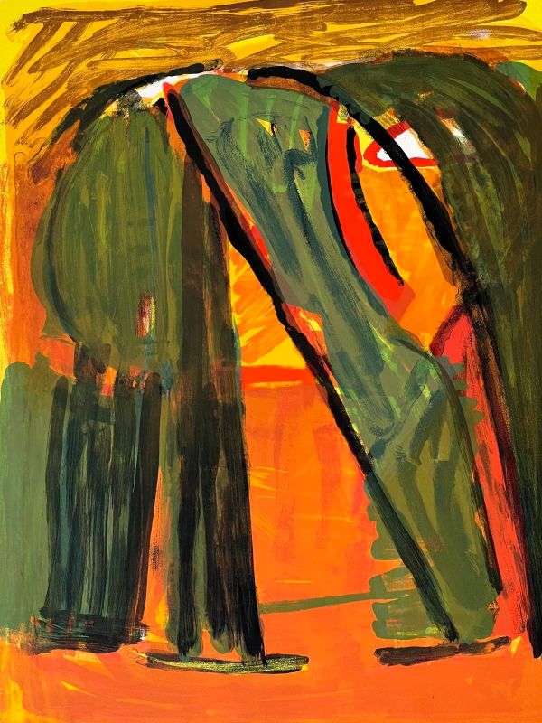 Wald (Farblithographie) - Bram   VAN VELDE