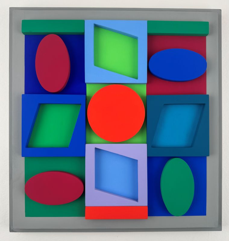 Turkiz positif (Skulptur) - Victor  VASARELY