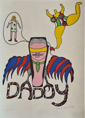 Daddy (Sérigraphie) - Niki DE SAINT PHALLE