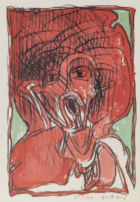 Schismes (Litografía) — Pierre ALECHINSKY — Vista frontal