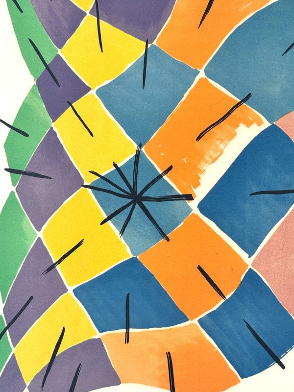 Vitrail (Litografía) -  MAN RAY