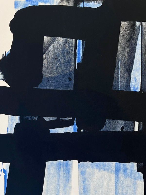 Sérigraphie n°2 (Sérigraphie) - Pierre  SOULAGES