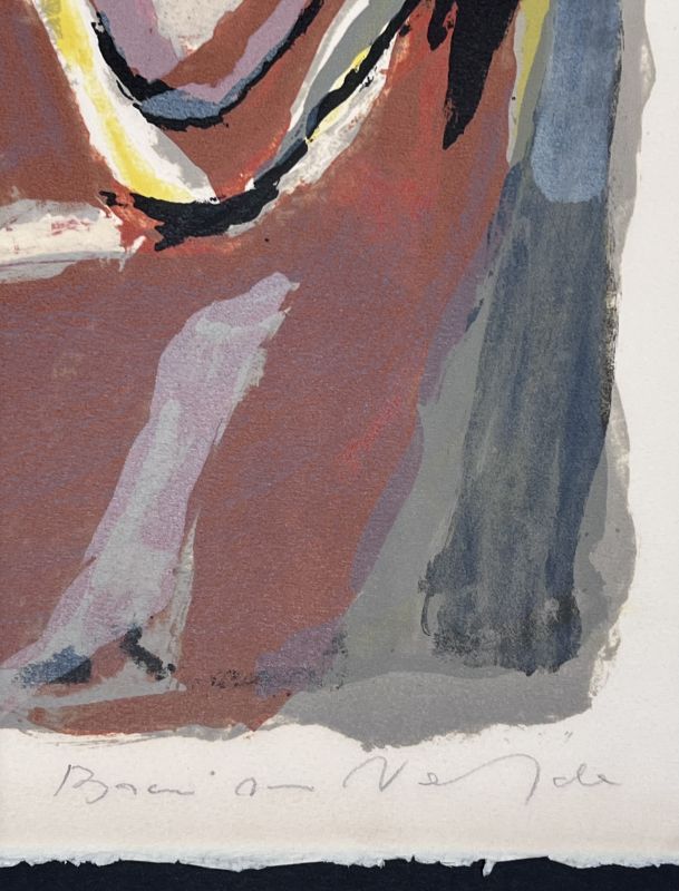 Kopf (Farblithographie) - Bram   VAN VELDE