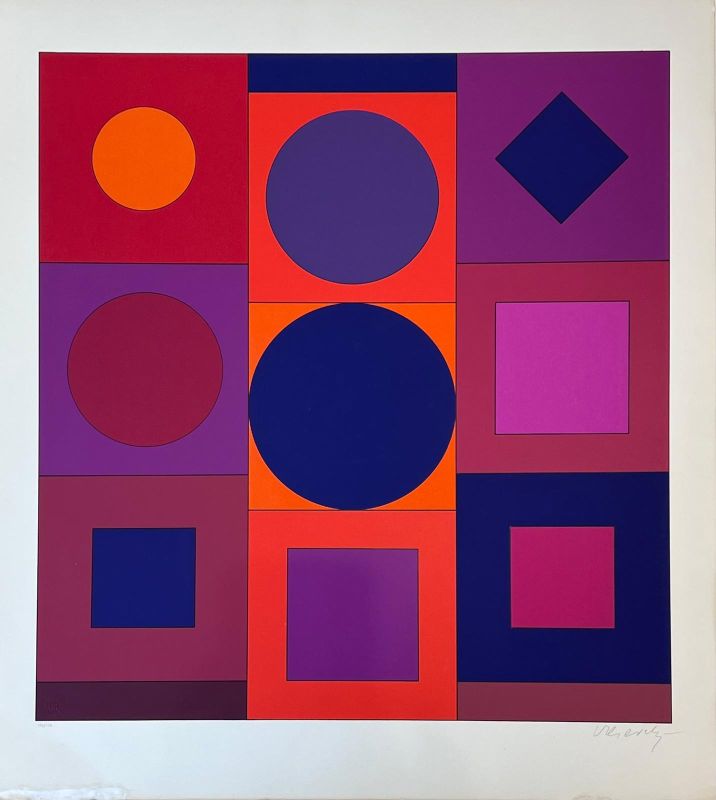 Granat (Silksreen) - Victor  VASARELY