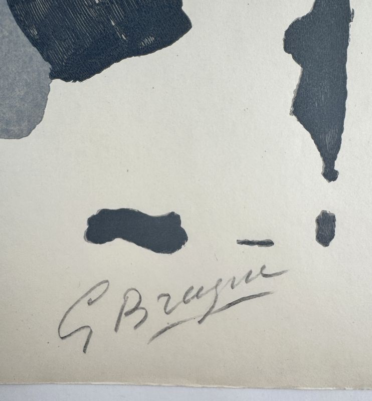 Si je mourais l&agrave;-bas (Wood engraving) - Georges BRAQUE