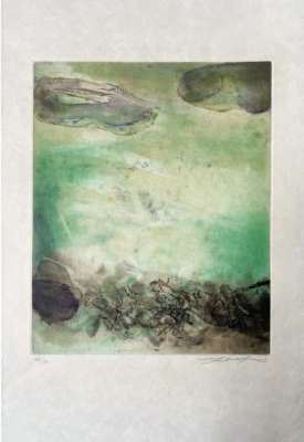 Canto Pisan (planche 8) (Aguafuerte y aguatinta) - Wou-ki  ZAO