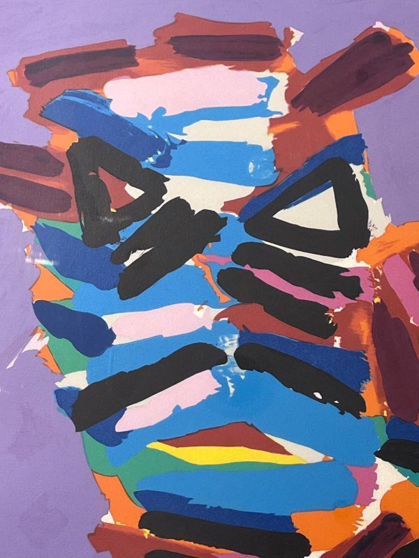 Innocent cat (Lithographie) - Karel APPEL