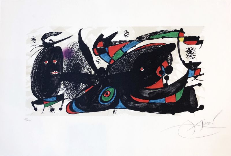 Sculpteur (Lithographie) - Joan  MIRO