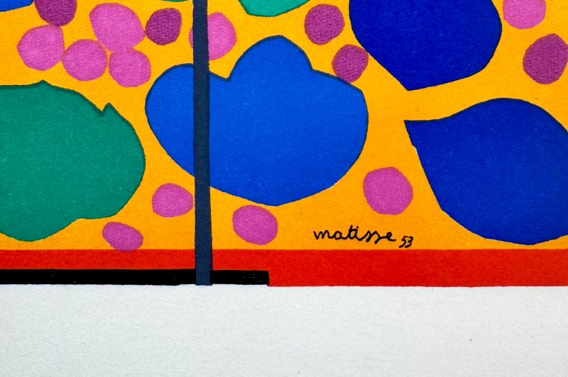 Lierre en fleurs (Lithographie) - Henri  MATISSE