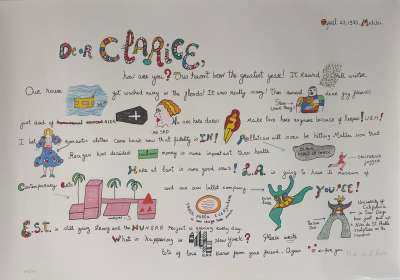 Dear Clarice (Silksreen) - Niki DE SAINT PHALLE