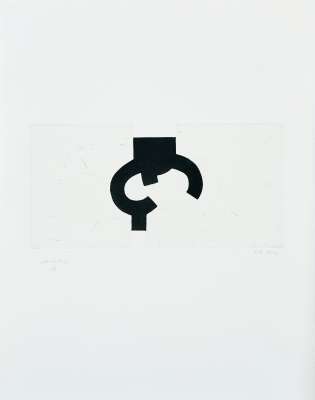 The Miracle of Fire (Engraving) - Eduardo CHILLIDA