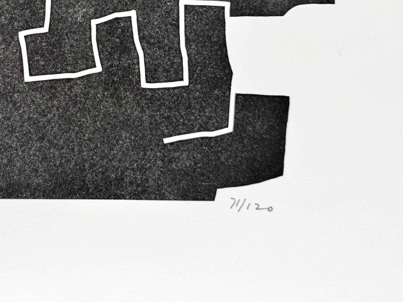 10e anniversaire Fondation Maeght (Bois gravé) - Eduardo CHILLIDA