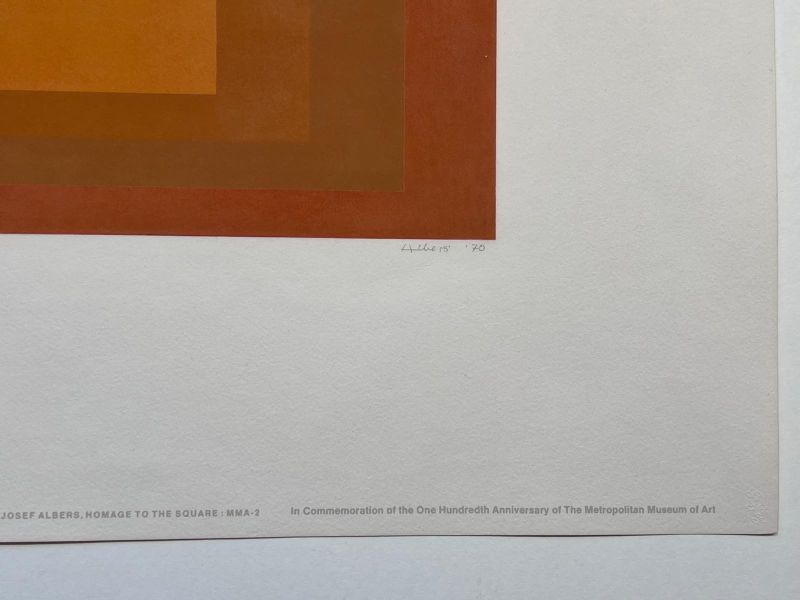 Homage to the Square : MMA-2 (Siebdruck) - Josef ALBERS