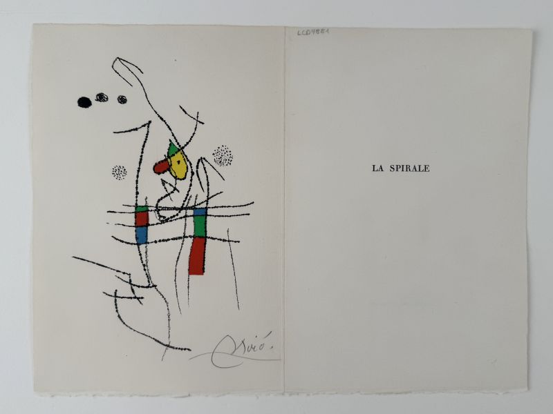 La Spirale (Radierung und Aquatinta) - Joan  MIRO