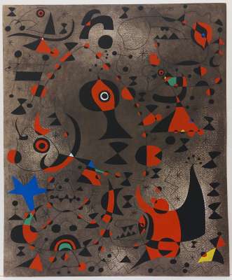 Vers l'arc-en-ciel (Constellations) (Schablone) - Joan  MIRO
