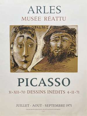 Arles, Musée Réattu - Picasso, dessins inédits (Affiche) - Pablo  PICASSO