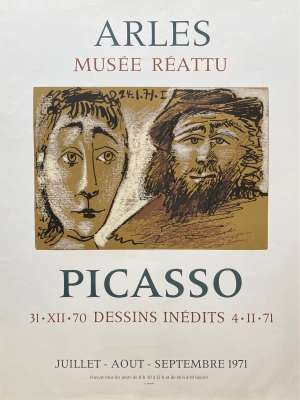 Arles, Musée Réattu - Picasso, dessins inédits (Póster) - Pablo  PICASSO