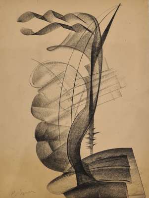 Sans titre (Fusain (moderne)) - Jean-Gabriel CHAUVIN