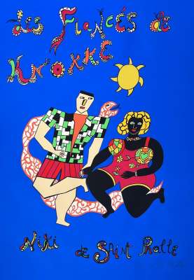 Les fiancés de Knokke (Sérigraphie) - Niki DE SAINT PHALLE