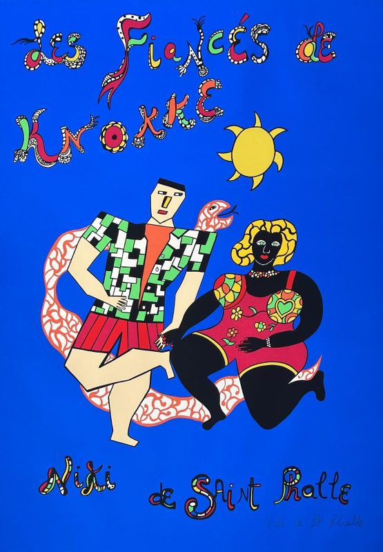 Les fiancés de Knokke (Sérigraphie) - Niki DE SAINT PHALLE